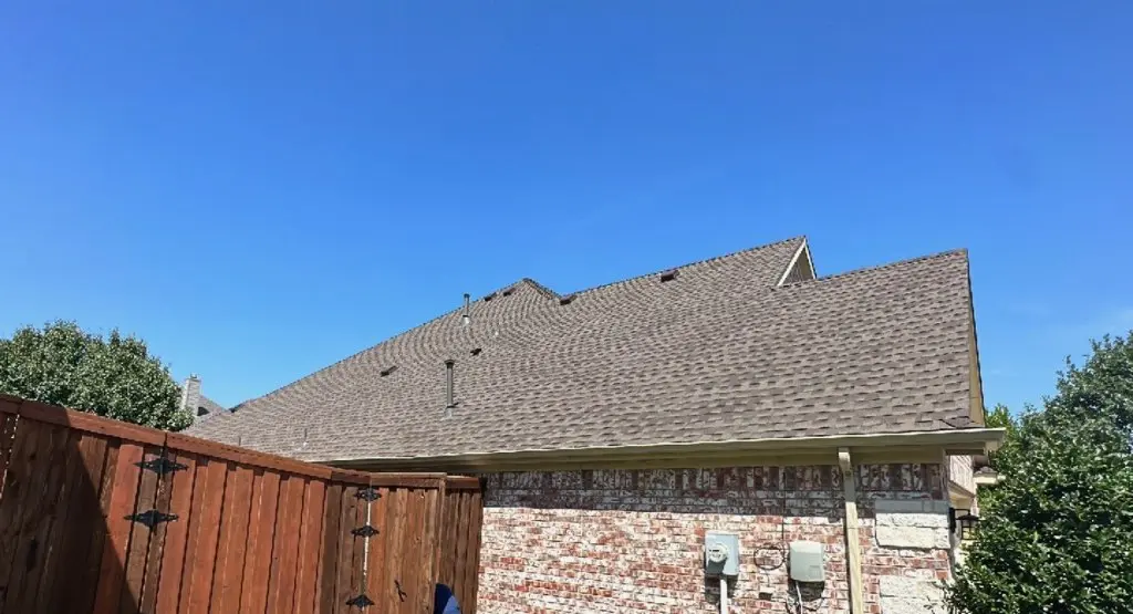 Completed roof replacement project in Dardenne Prairie